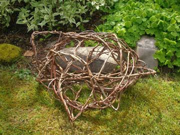Judy Zugish - random weave in garden