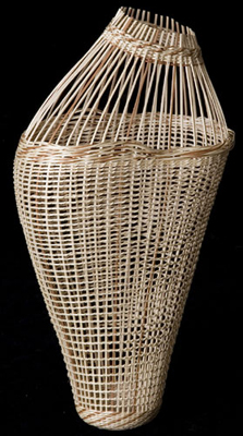 Judy Zugish sculptural basketry - Breathe
