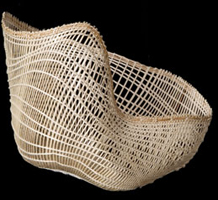 Judy Zugish sculptural basketry - Moving Spirit